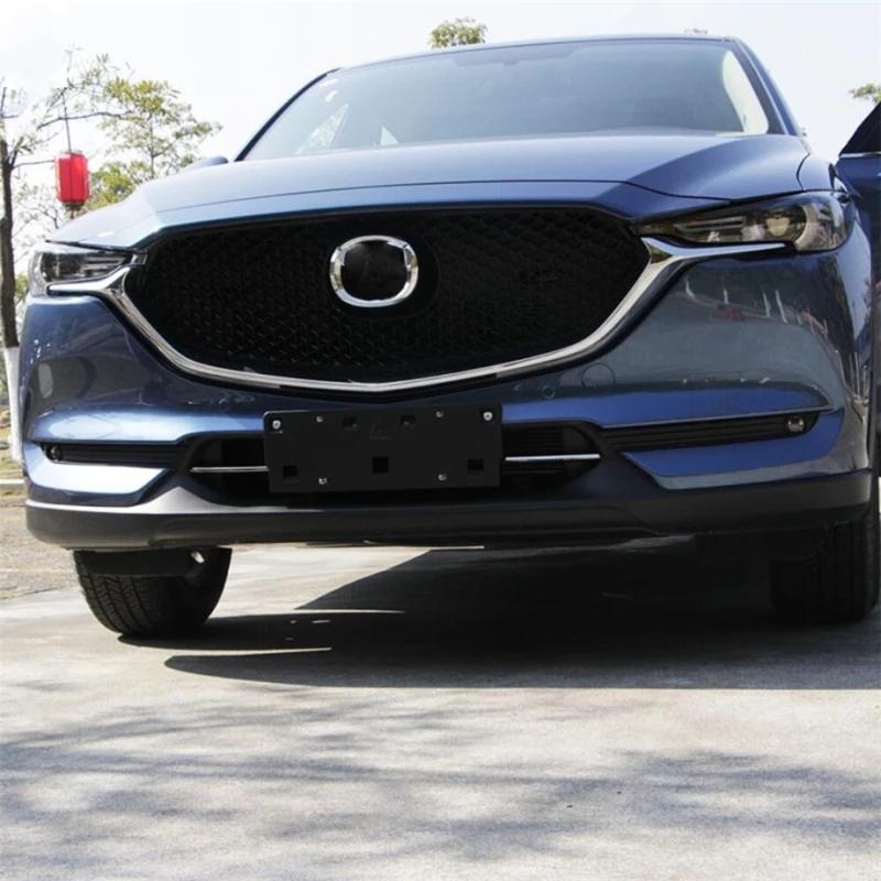 Для Mazda CX5 CX-5 KF CX8 CX-8 2017-2022 2023 Внешние Аксессуары Нижняя Накладка Переднего Нижнего Бампера Решетка Защитная Сетка Полосы
