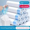 2 Roll Portable Drawstring Trash Bags 45x50cm Large Garbage Bag Durable Plastic Bag  Household Use