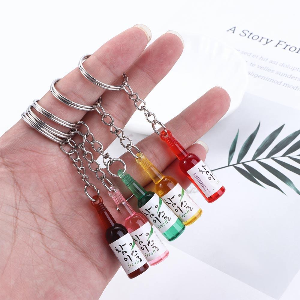 Подвеска Автомобильный ключ Аксессуары Банки соджу Брелок Моделирование Брелок Банки соджу