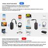 Bluetooth 6.0 Аудио Приемник Передатчик 2 в 1 Автомобильный Аудио Адаптер 3.5мм AUX HiFi Стерео Музыка Авиационный Беспроводной Аудио Адаптер с HD Микрофоном для Автомобиля ПК