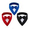 Pet Decoration Saliva Towel Dog Bow Tie Business Suit Fashion Pet Bandana Adjustable Elegant Cat Triangle Scarf Pet Parties
