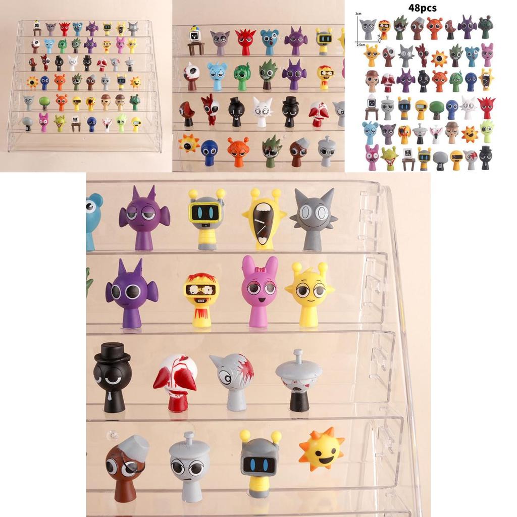 Sprunki Коллекция Музыкальная шкатулка с животными ПВХ Игрушка для детской игровой комнаты