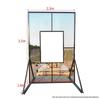 Hungry Wolf Flame Movable Iron Window Target