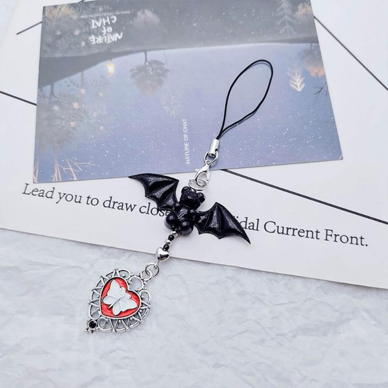 Cute Cellphone Strap Lanyard Gothic Phone Chain Rope for Keys Bag Accessories