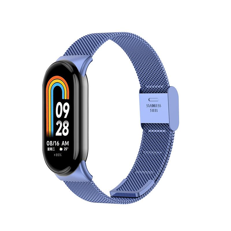 Браслет Xiaomi China Металлический ремешок для Mi Band 8/9 Пряжка из нержавеющей стали В наличии