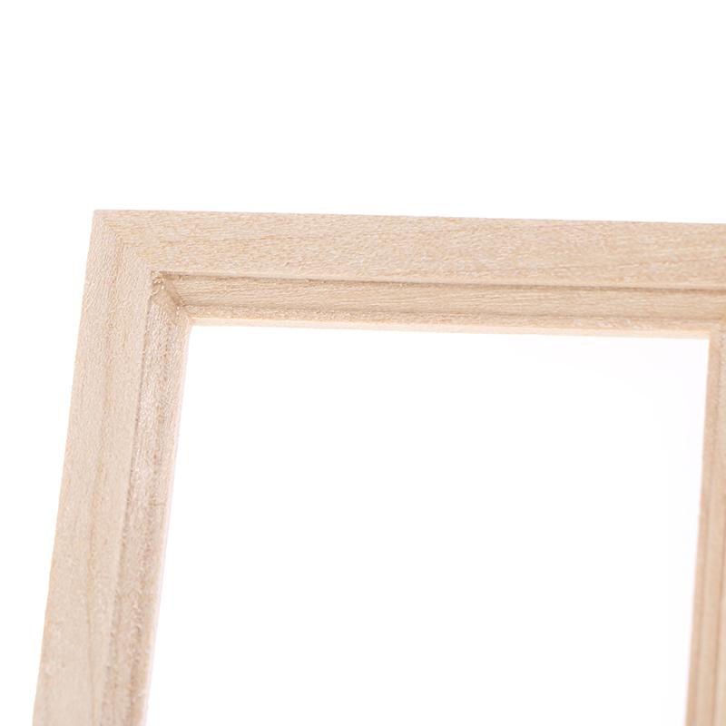 1/12 Кукольный домик Миниатюрная деревянная фоторамка Моделирование Мебель Модель Аксессуары