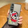 Магнитный чехол для телефона с принтом космонавта для Samsung Galaxy A57 A37 A17 A56 A36 A55 A35 A26 A16 A25 A15 A54 Акриловая задняя крышка