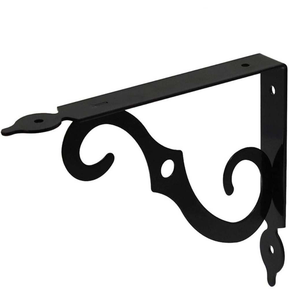 2Pcs Iron Corner Brace Floating Furniture Support Hardware Shelf Brackets DIY Open Shelving