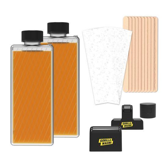 Gorilla Sugaring Wax Roll-On Self-Waxing Kit
