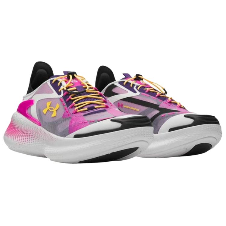 Under Armour Echo X Карри Кон Модные Удобные Низкие Баскетбольные Кроссовки Мужские кроссовки Черные Розовые 6015214-100