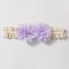 New baby lace headband cute chiffon flower children's headscarf thin comfortable baby hair accessories