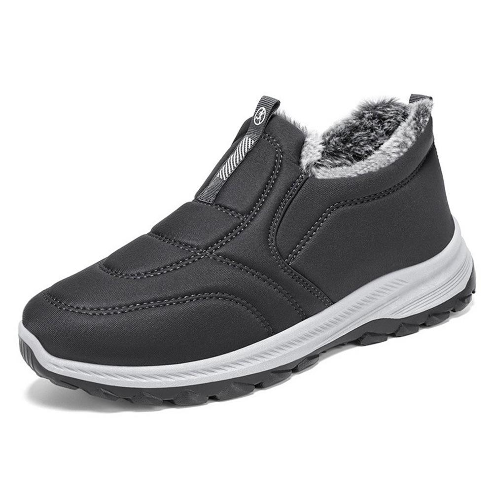 Men's cotton shoes 2025 winter new velvet thickened boots thermal casual snow boots