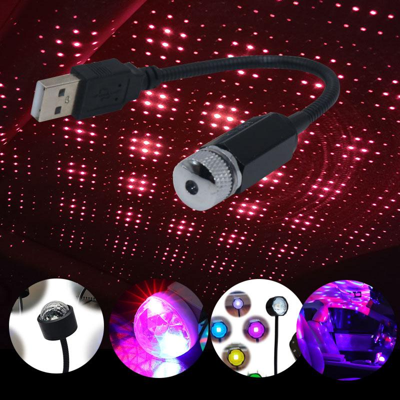 Окружающее освещение Автомобильная крыша Star Light Романтический USB Ночной светильник Атмосферная лампа Домашний потолочный декоративный светильник