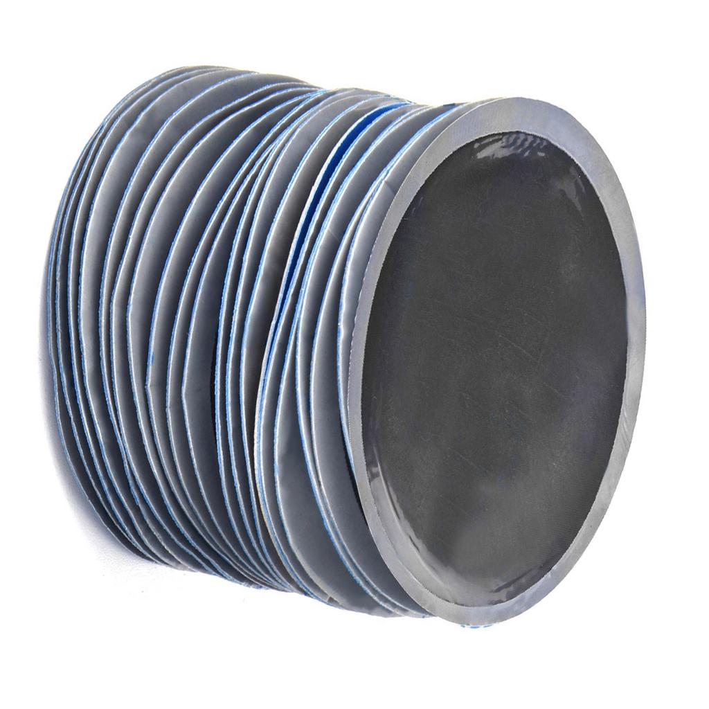 80Pcs Box 58mm Car Round Natural Rubber Tire Tyre Puncture Repair Cold Patch Tubeless Patches