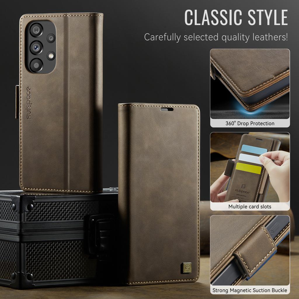 For Samsung Galaxy A53 5G  Wallet Case with Card Slots & Kickstand, 360° Protection Leather Case