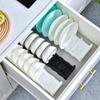 Kitchen Dishes Storage Rack Cabinet Drawers Organizers Plate Holder Bowl Stand Adjustable Dish Organizers Kitchen Accessories