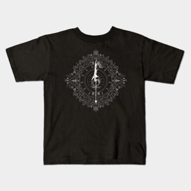 Boys Girls Soft Cotton Graphic Tees Dawn - Kingdom Hearts - Dark T-shirt Breathable Daily School Wear Kids T-Shirts