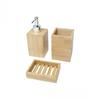 Hedon Bamboo Bathroom Accessory Set