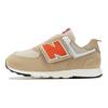 New Balance 574 New-B Детские кроссовки на липучке для малышей Incense Poppy, кремовые NW574HBO