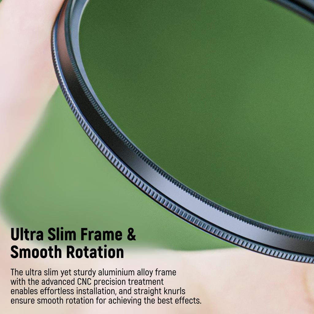 NEEWER 95mm Polarizing Filter Resistant Nano Coating MC CPL Circular Polarizing Filter HD Optical Glass Ultra Thin Lens Filter Reflection Reduction