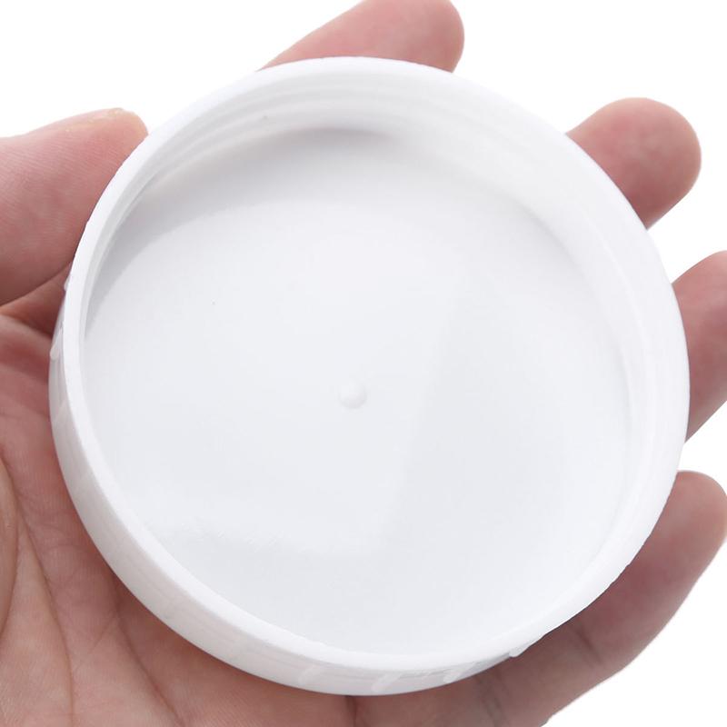 10Pc White Mason Canning Drinking Jars Lid 70Mm/86Mm Inner Diameter Plastic Covers Unlined Ribbed Lids Storage Caps Replacements