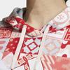 Adidas Толстовка с капюшоном со сплошным принтом, женские топы, красная HC2795