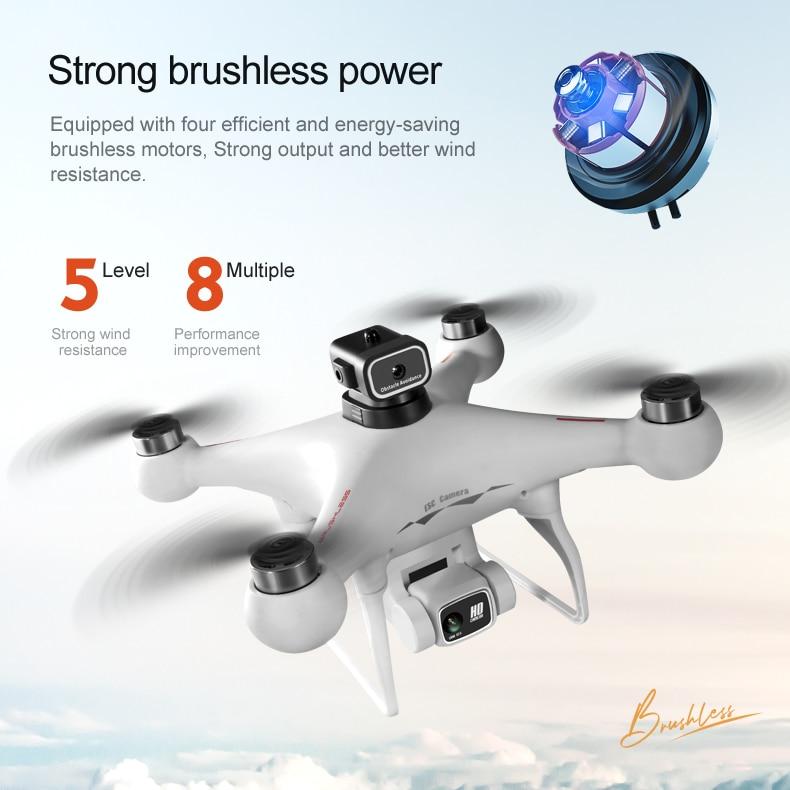 Новый Дрон S116 MAX WIFI FPV ESC HD камера 360° для предотвращения препятствий бесщеточный двигатель с дистанционным управлением Квадрокоптер игрушка в подарок для детей