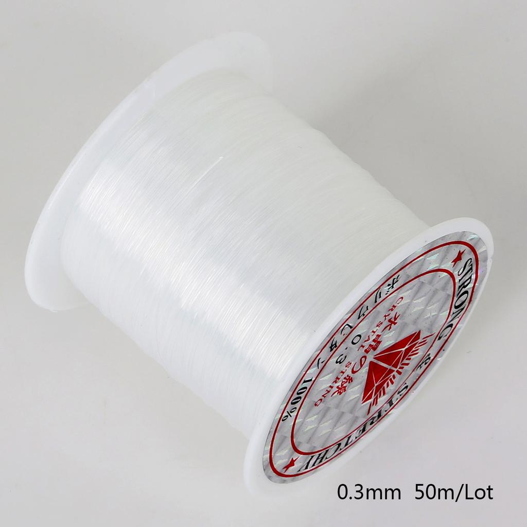 NO Elasticity Transparent Non-Stretch Fish Line Wire Nylon String Beading For Making Necklace Bracelet DIY Accessories
