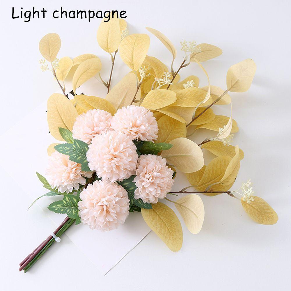Wedding Nordic Bouquet Hydrangea Artificial Flowers Silk Flower Fake Flowers Chrysanthemum Ball