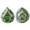 Christmas House Candle Mould Silicone Molds Ornament Molds Castings Molds Handmade Plasters Molds Craft Supplies