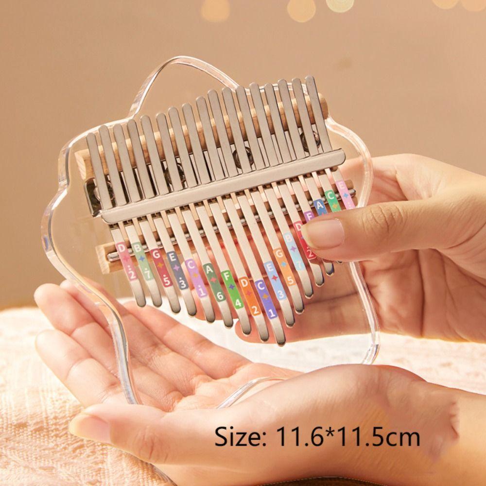 Toy Gift Finger Thumb Piano 17 Keys Kalimba Fun Finger Piano