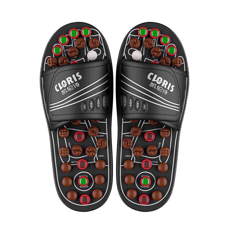CLORIS Jade & Tourmaline Foot Massage Slippers CN plug (adapter included)
