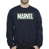 Marvel Mens Holly Logo Sweatshirt