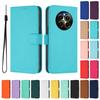 Realme12ProPlus Cases For Realme 12 Pro Plus Wallet Leather Flip Cases Realme12pro+ Protective Card Slot Book Solid Color Fundas