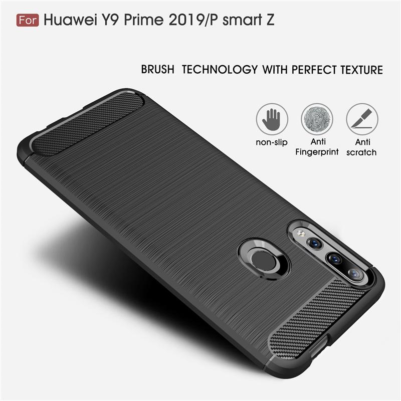 Чехол для Huawei Honor 9X, противоударный бампер, чехол из углеволокна для Huawei Honor 9X, чехол Fundas для Huawei Honor 9X STK-LX1