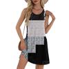 Women's Casual Sundress With Pockets Summer Boho Beach Dress T-Shirts Dress V Neck Loose Tank Dresses
