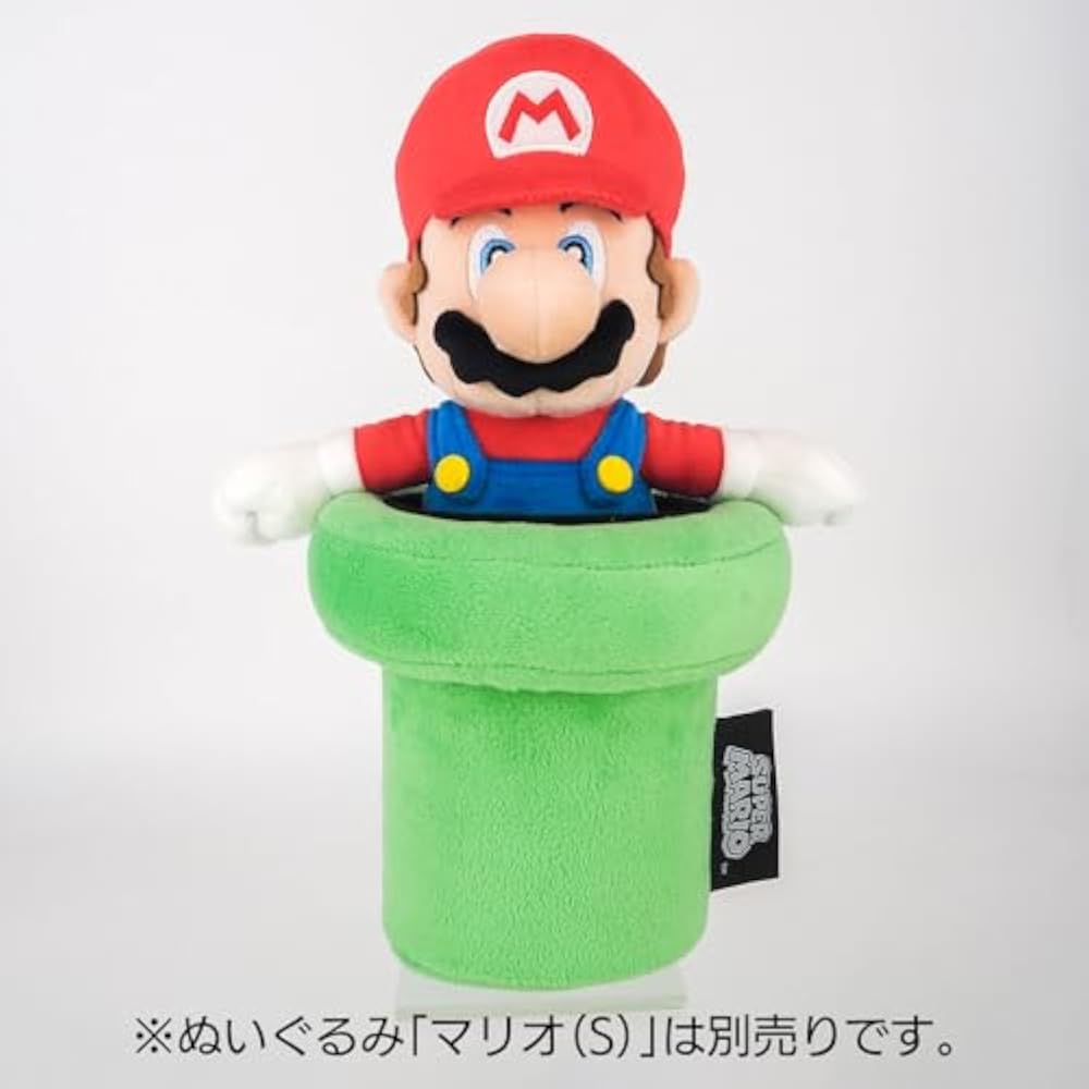 Sanei Trading Super Mario Plush Toy Miscellaneous Goods Earthen Tube Multi Stand W14 x D14 x H13 ...