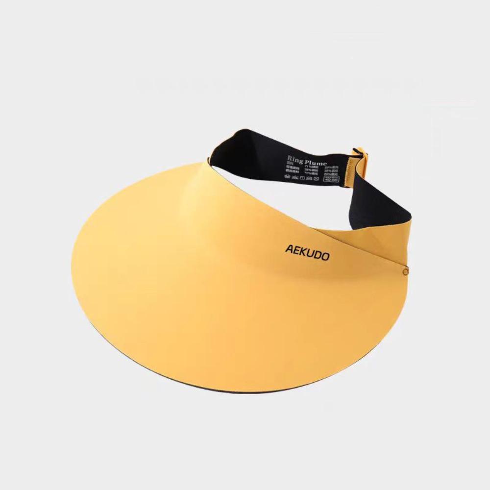 Foldable Seamless Visor Cap Sun Protection Summer Sun Hat Simple Women Sun Hat  Outdoor Sport Cap