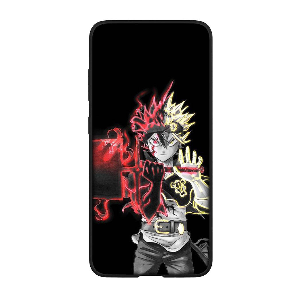 Для iPhone 17 16 15 Xiaomi Poco F7 F8 X7 X6 F5 C85 C75 C71 M8 Redmi Note 14 13 12 11 Pro Max 14C 13C 15C A3 A4 Чехол для телефона Аста Черный Клевер