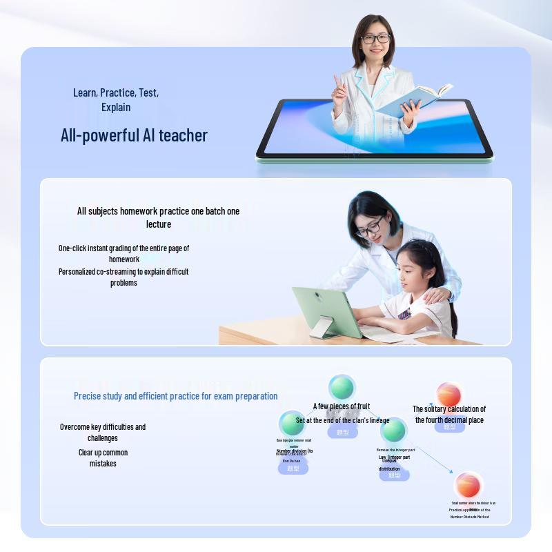 Xiaodu K16 AI Learning Tablet CN plug (adapter included) (CN version)