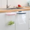 1 Pc Portable Plastic Garbage Hanging Bag Kitchen Trash Storage Rack Bag Hook Scouring Pad Dry Shelf Holder ADM