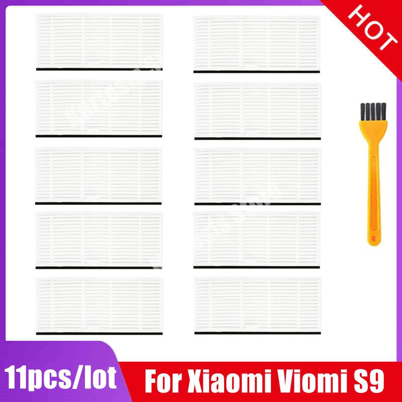 Основная боковая щетка HEPA-фильтр пылесборник салфетки для швабры тряпка комплект аксессуаров для робота-пылесоса Xiaomi Viomi S9 запасные части