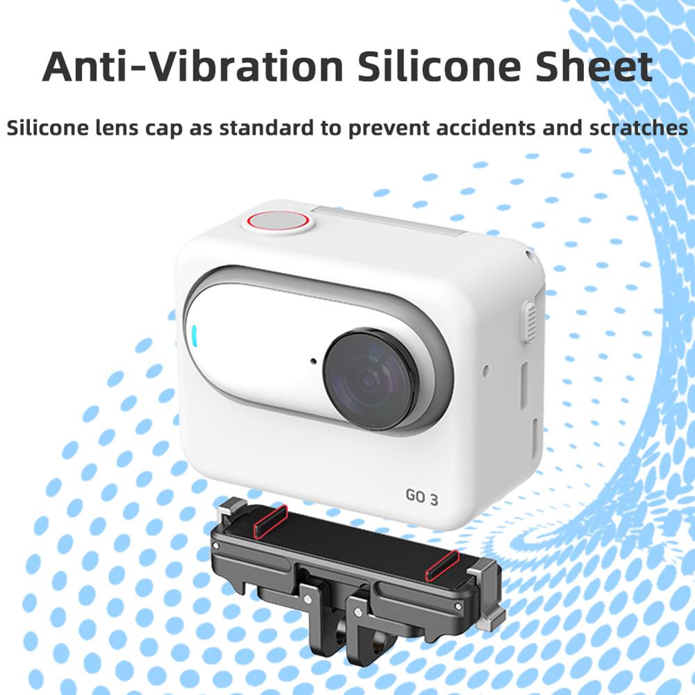 For Insta360 Go 3/3S Magnetic Quick Release Base Aluminum Alloy Camera Expansion Adapter Bracket For Insta 360 Go 3/3Accessories