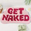 Creative Letters Imitation Cashmere Rug Soft And Absorbent For Bathrooms Washrooms Hallways Entry Doors And Home Decor