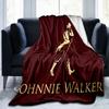 Johnnie Walker Blanket Suitable for Sofas, Beds, Offices, And Camping - Perfect Gift for Halloween Christmas