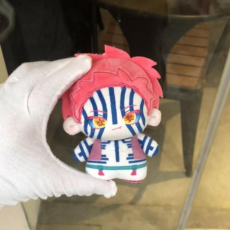Demon Slayer Plush-Filled Figure Adorable Tanjiro Mitsuri Animation Figure Animation Design  Giyu Akaza Koyuki Plush Playthings Decoration Piece Fans