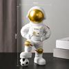-Смоляная статуэтка Космическая фигурка Фигурка космонавта Украшение Скульптура для детской комнаты Книжной полки, Спальни,