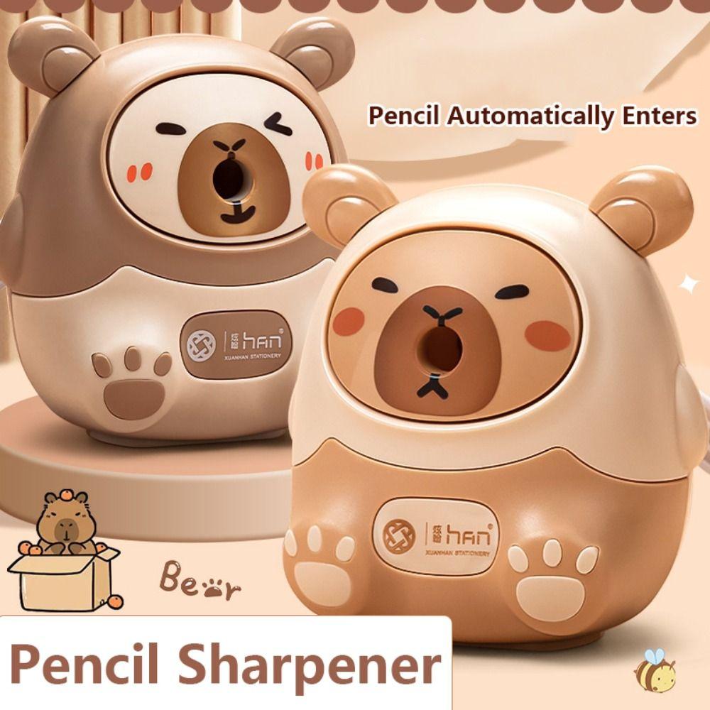 Инструмент для заточки карандашей капибара, карандаш автоматически входит в подарок механический инструмент с ручным управлением