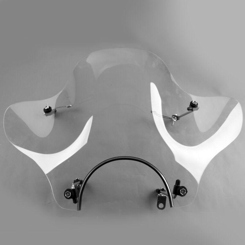 Motorcycle 7/8" Windshield Windscreen For Kawasaki Vulcan VN500 750 800 900 1500 1600 2000