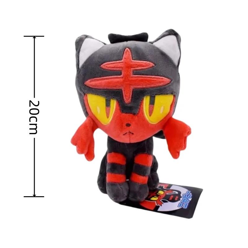 Litten Plush Torracat Stuffed Doll Adorably Animal Toys Hobbies Kawaii Anime Periphery Present Xmas Gift for Kids